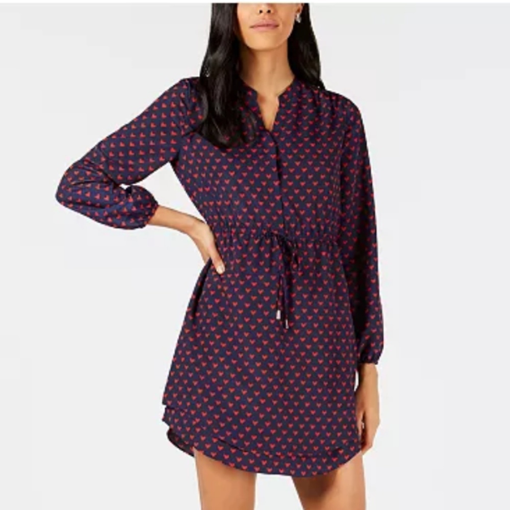 Maison Jules Floral-Print Fit & Flare Dress